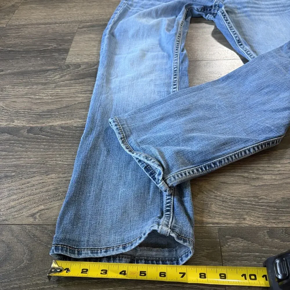 Y2K Buckle BKE Jake 42x32 Jeans Western Cowboy Grunge Straight Distressed Denim